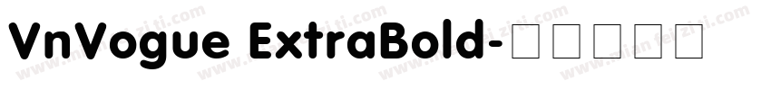 VnVogue ExtraBold字体转换
